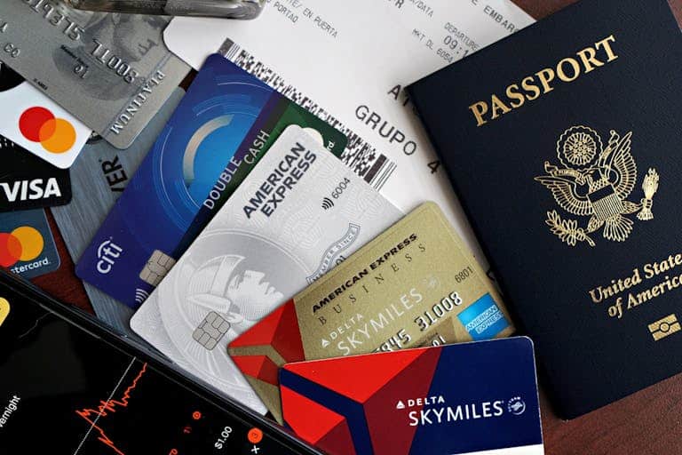 Credit card points and miles